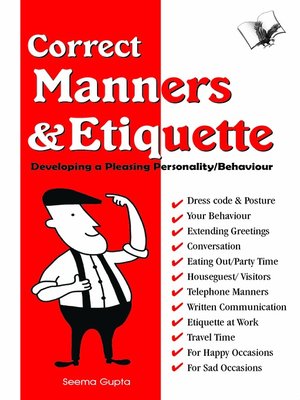 cover image of Correct Manners & Etiquette